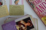 Růžové a vintage kartičky pro holčičí hraní: Tarot andělů strážných