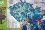 Vyhrajte krásné puzzle Malovaná mapa Česka